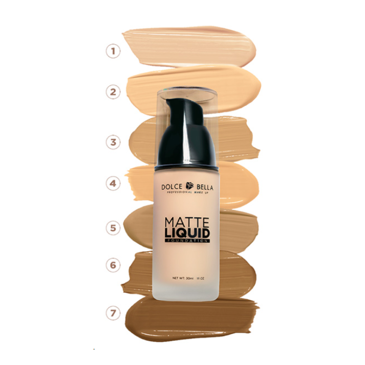 BASE LIQUIDA #7 DOLCE BELLA MATE X 30 ml