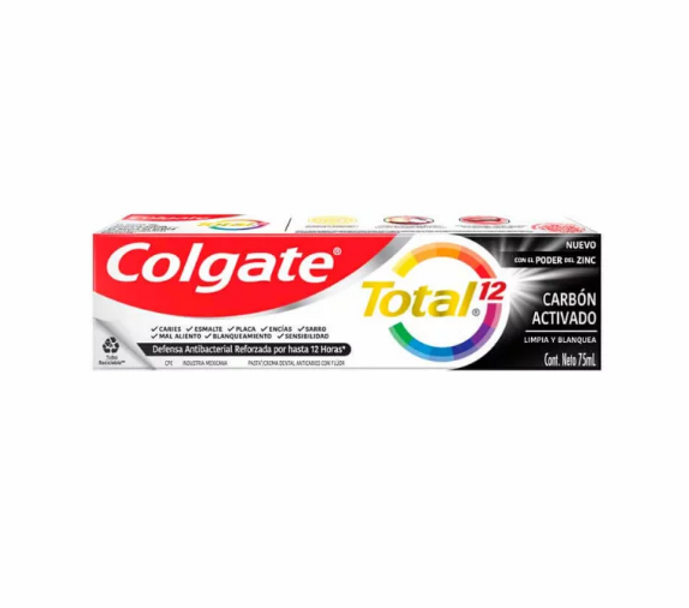 COLGATE TOTAL12 X 75 CARBON ACTIVADO