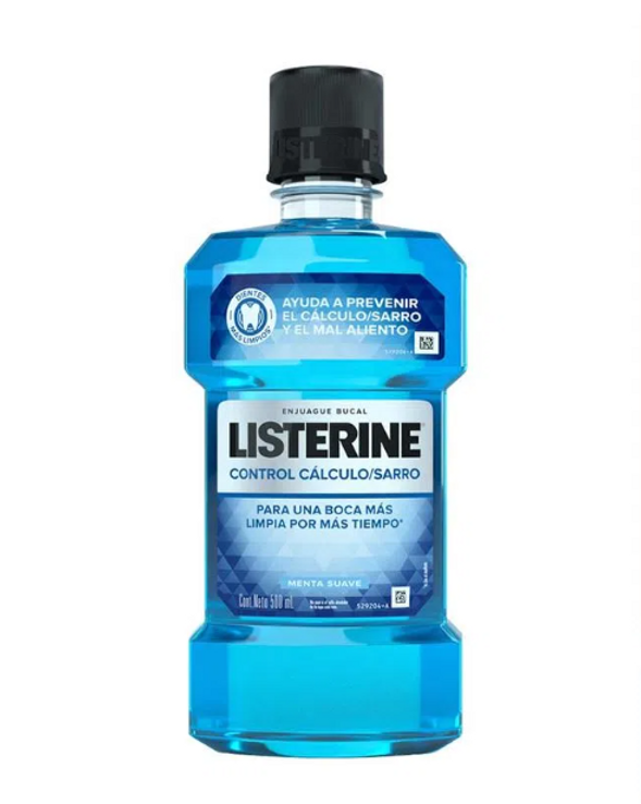 LISTERINE X 500ml CONTROL CALCULO