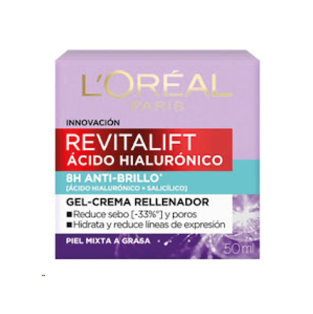 CREMA REVITALIFT LOREAL 8 H ANTI BRILLO X 50 ml