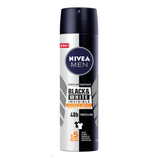 DESODORANTE NIVEA AEROSOL HOMBRE B&W X 150