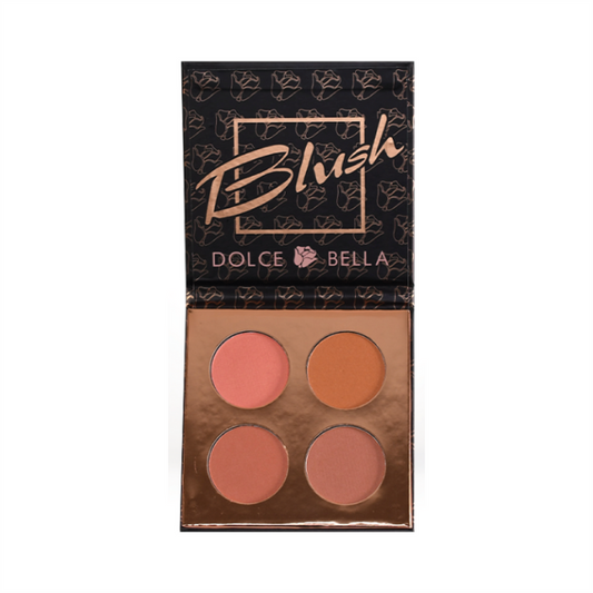 PALETA DE RUBORES X 4 DOLCE BELLA TONO 2