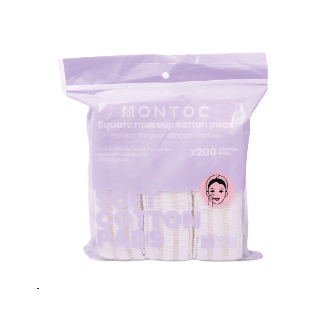 POMOS MONTOC SOFT COTTON PADS X 200